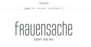 Webseite der Frauensache Würzburg