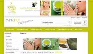 Onlineshop von Maintee Würzburg